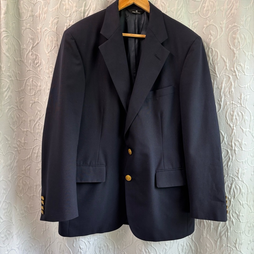 Polo University Club Ralph Lauren Navy Blazer size 42 short? * see description